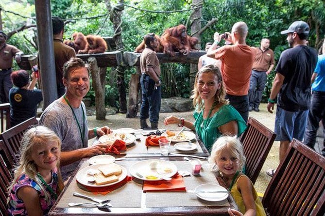Breakfast with Orangutans & Elephant Mud Fun